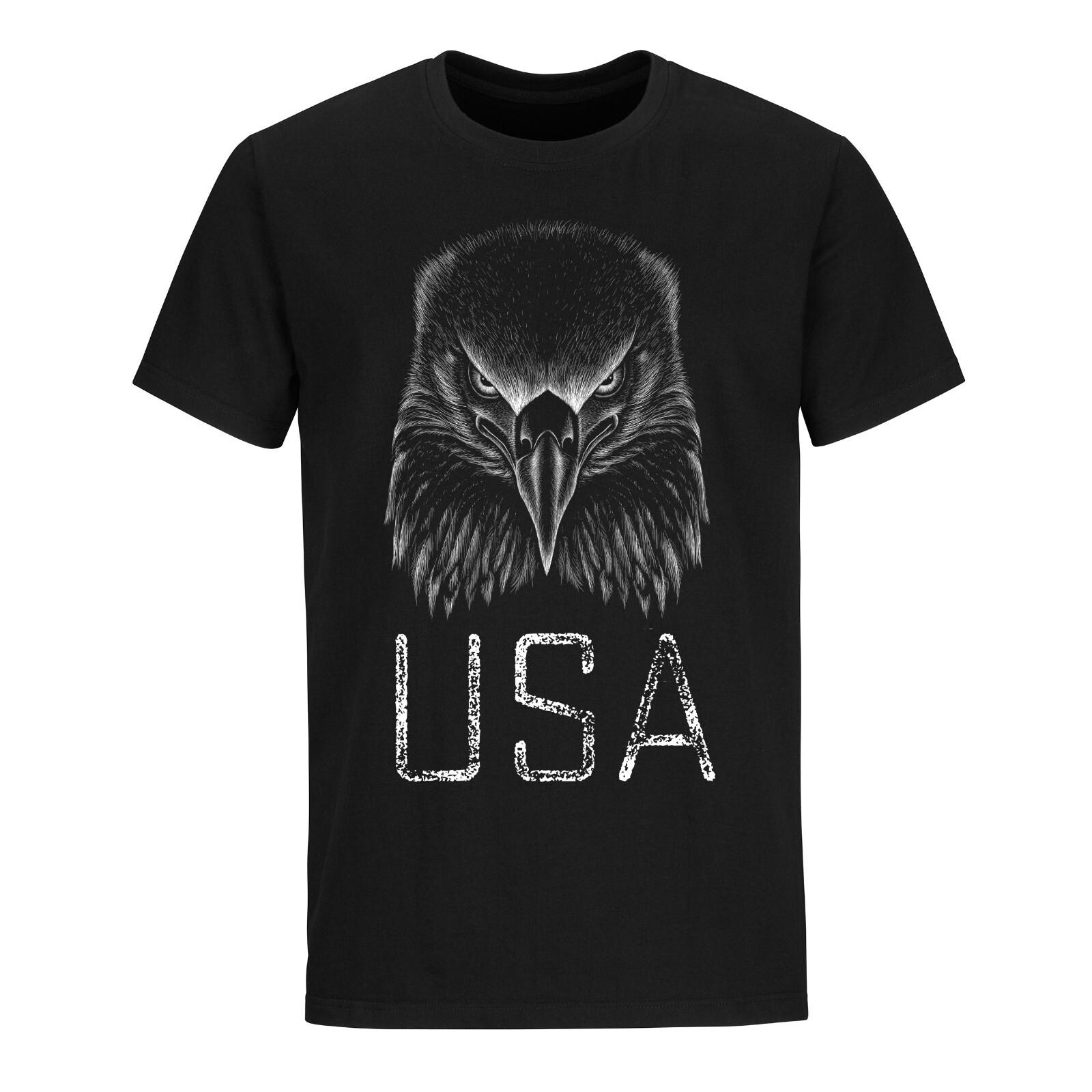 Eagle Flag USA Men T Shirt Mens Womens Tees Top American Patriotic T-Shirt Mens Womens Tees Top 2XL