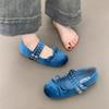 Fashion Flat Shoes for Women 2025 Spring and Autumn New Velvet Bow Mary Jane Round Toe Shallow Mouth Flat Ballet Shoes Single Shoe