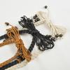 Women's Thin Wax Rope Braided Belt Retro Ethnic Skirt Decorative Bohemian Tug Idyllic Skirt Strap