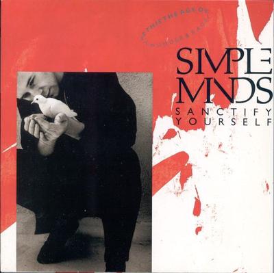 7inch Record SIMPLE MINDS - Sanctify Yourself SM1 Virgin 1986 UK Rock Used