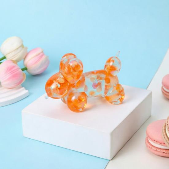 Soft Squeeze Toy Silicone Balloon Dog Shape Stress Relief Toy Slow Rebound Portable Fidget Toy for Kids And