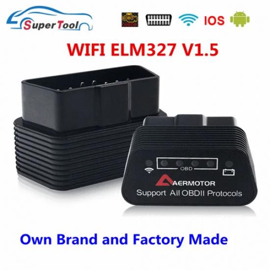 OBD2 Auto Scanner ELM327 Bluetooth/WIFI V1.5 OBDII ELM 327 BT/WI-FI 1.5 HHOBD HH OBD ELM327 Bluetooth 5.1/1.5 ELM 327 Switch On