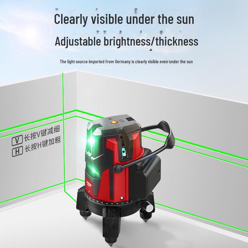 "High-Precision Outdoor 23-Line Infrared Laser Level Meter with Automatic Leveling"