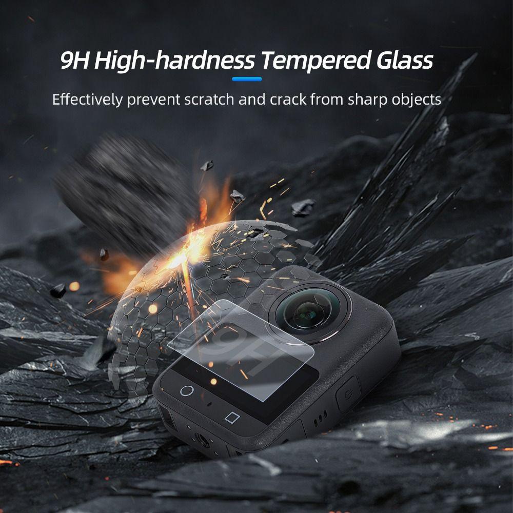 Folie de protecție ecran din sticlă temperată anti-zgârieturi pentru accesorii cameră de acțiune DJI Osmo 360