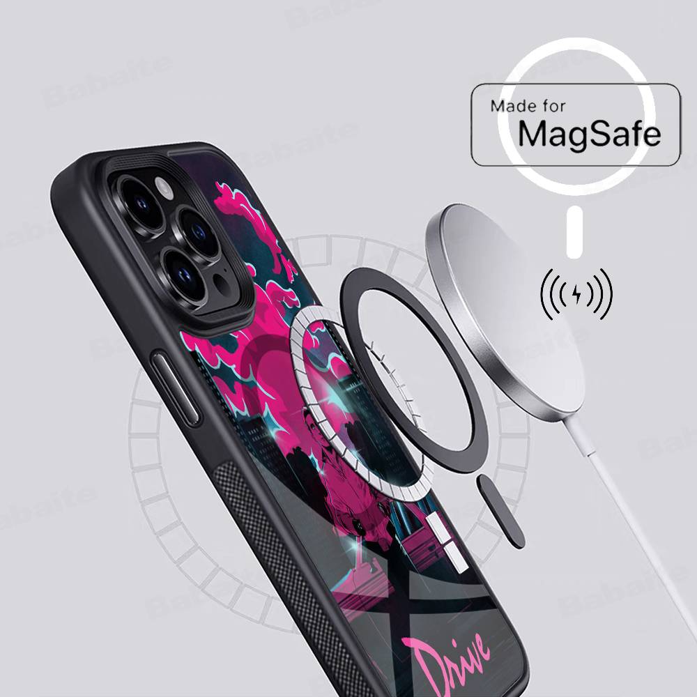 Fahren Ryan Gosling Film Für Handyhülle Für IPhone 17 Air 16 15 14 13 12 11 Pro Max Plus Für Kabelloses Laden Abdeckung