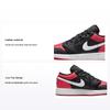 Air 1 Low GS Alternate Bred Toe Chaussures pour enfants Noir Blanc Gym-Rouge 553560-066