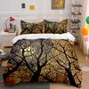 Stained-glass Tree Branches. Bedding Sets Duvet Cover Sets Duvet Covers Pillowcases(1* Duvet Cover 2* Pillowcases Without Duvet Insert)
