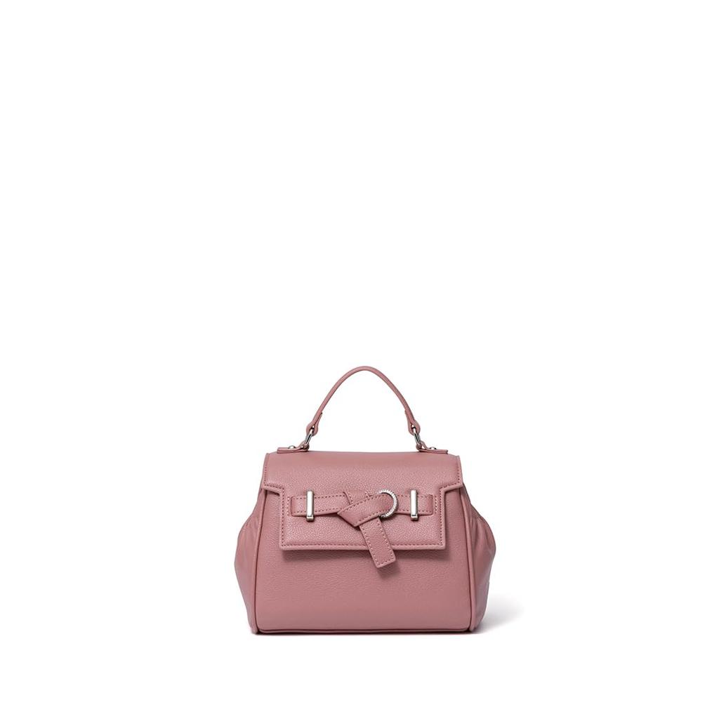 Jill Stuart Imploop Crystal Buckle Shoulder Bag with Feminine Belt Design, JSLH5CH2, Pink, Women's