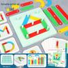 Montessori Stacking & Shape Matching Toy for Girls: Kindergarten Baby Early Education Puzzle