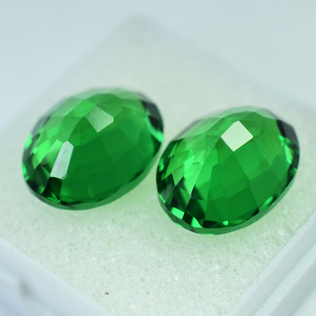 Natural Tsavorite Green Garnet Oval Cut 8 To 10 Ct Certified Loose Gemstones