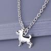 Hot Sale Vintage Charm Cute Chihuahua Necklace Colar Boho Dog Choker Women Men Jewelry Chocker Best Friend Christmas Gifts