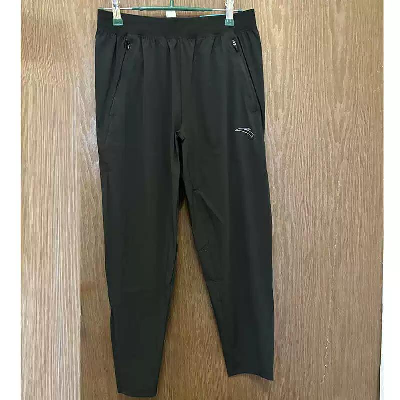 Anta Genuine Spring and Summer Casual Business Training Versatile Breathable Men s Trendy Sports Pants XS чёрный
