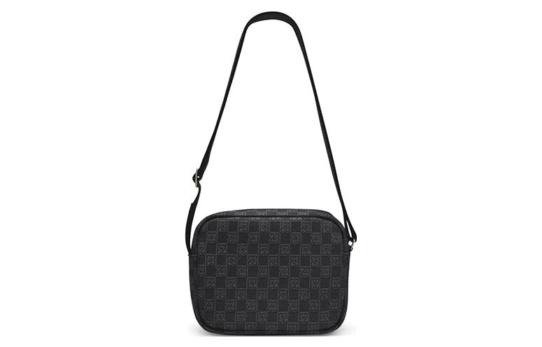 Jordan Polyester Crossbody Bag, Monogram Bag, Shoulder Bag Regular Unisex Black FJ6790-010