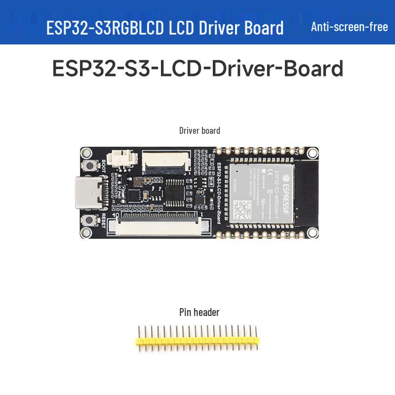 ESP32-S3 LCD Wireless Driver Board with WROOM-1-N8R8 Module for 2.1/2.8/4 Inch Screens