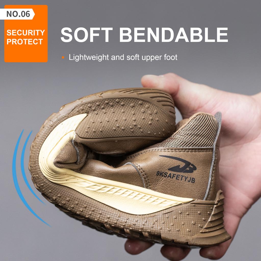 Men Women Safety Shoes Steel Toe Work Shoes Puncture Proof Sneakers Man Industrial Work Safety Shoe Breathable Protective Anti-smash Work Shoes
