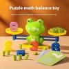 Frosch Mathewaage Spielzeug Stem Lernen Für Kleinkinder 3-5, Pädagogisches Zählspiel Mit Zahlen Kognitive Entwicklung Bausatz