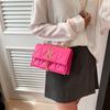 New Fashion Sling Shoulder Bag Trendy Pu Leather Crossbody Bag Pure Colorcasualfashion Crossbody Bag Women's Girl