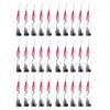 15/30Pcs Luminous Sabiki Rig Glow-in-the-dark Fish Skin Lure Rig Fishing Bait Rig with Hook Invisible Line Saltwater Freshwater Fishing Accessories
