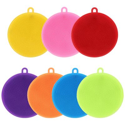 30pcs Silicone Dish Scrubber Reusable Dish Brush