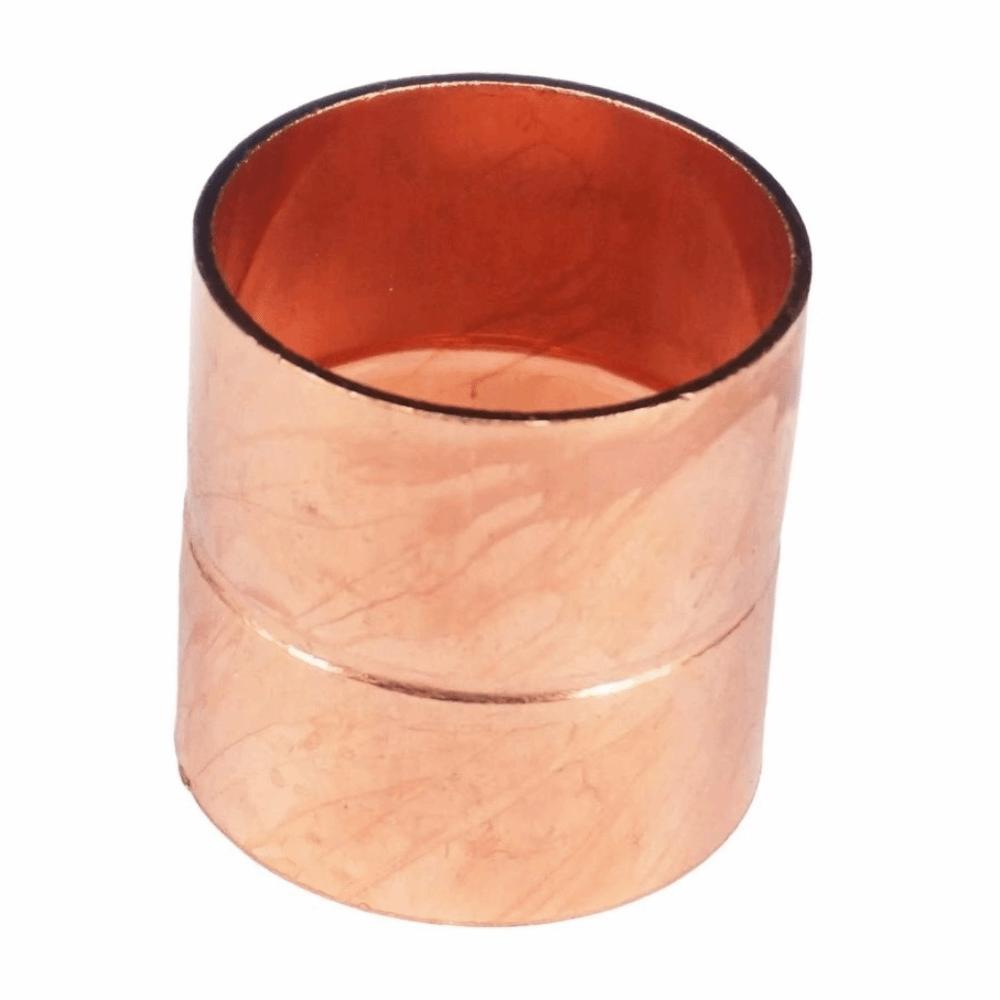 10PCS Copper Coupling Tube Fitting Equal Straight Weld Coupling  Refrigeration Equipment
