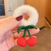 1PCS Cute Sweet Cherry Girls Kids Elastic Hair Bands Children Hair Ties Princess Hair Accessories Baby Headwear