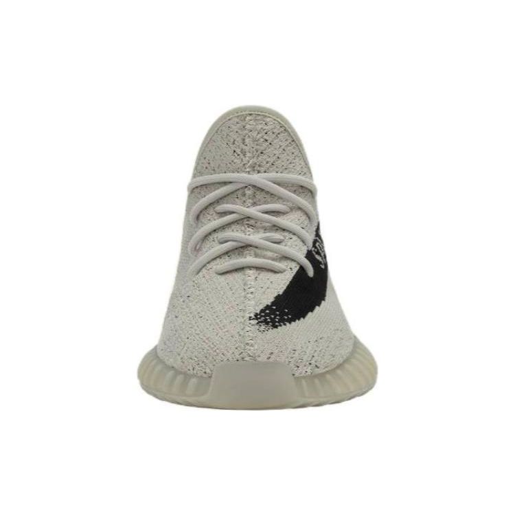 adidas Mens Yeezy Boost 350 V2 Slate Unisex Sneakers Cream Core-Black HP7870