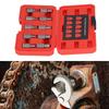 10pcs Multi Spline Broken Screw Removal Tool Bolt Extraction Tool  For Stripped Screws