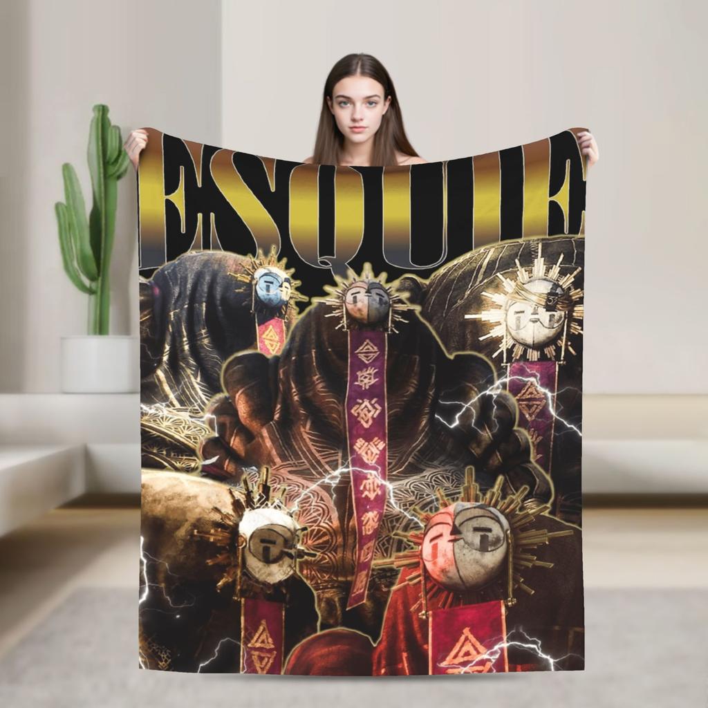 Esquie and rock friends Expedition 33 Blankets  Travel Flannel Throw Blanket For Home Decor Soft Custom Quality Bedspread