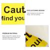 Sticker Be Careful Head Stickers Low Ceiling Watch Your Sign Signs Applique Warning Label Self Adhesive Safety Mind Decal