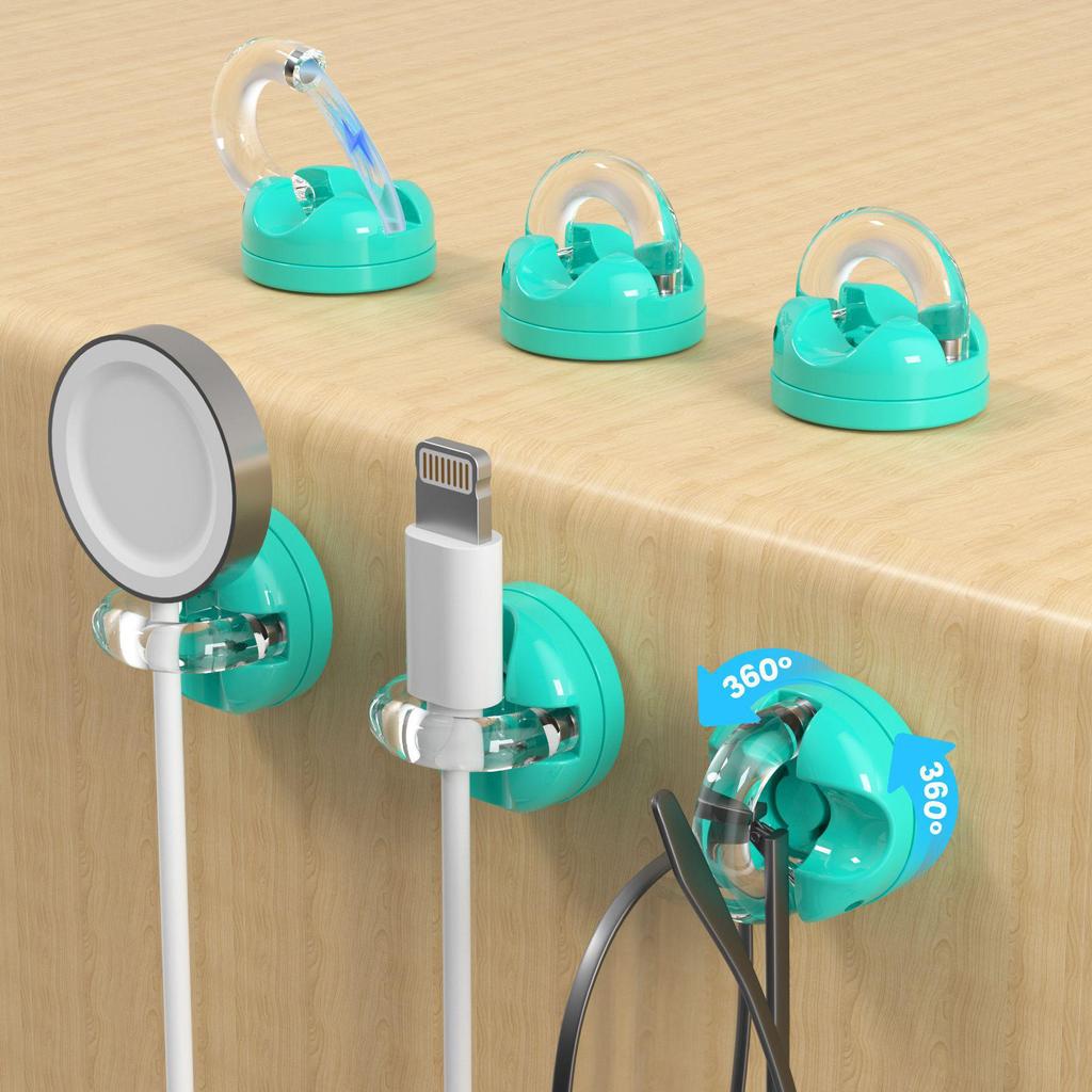 Magnetische Desktop Kabelhouder & Organizer voor Kantoor en Thuis