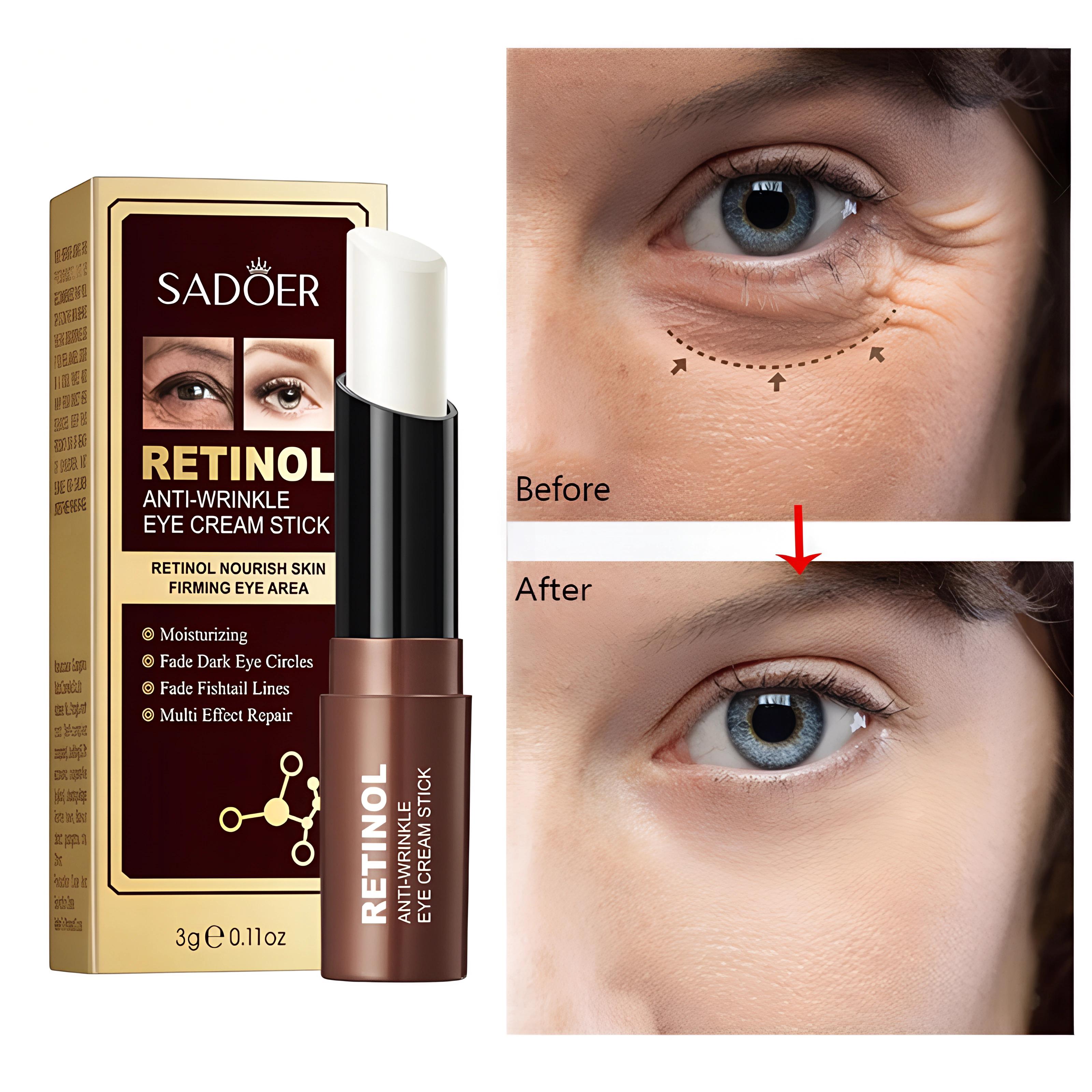 

Крем для мгновенного удаления мешков под глазами с коллагеном, против морщин, разглаживание мелких морщин, укрепление кожи, против темных кругов, отечности, осветление кожи, уход за кожей вокруг глаз 3g