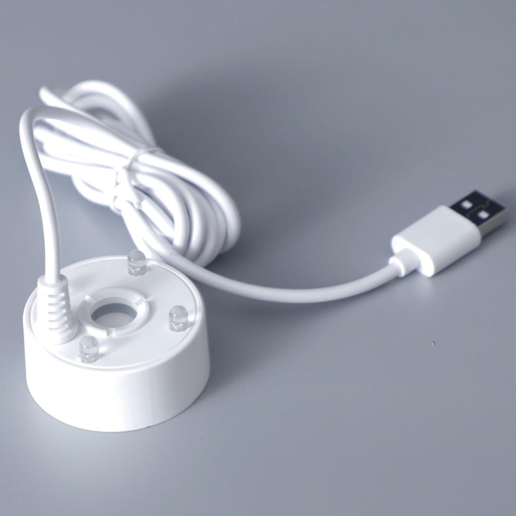 5V USB Ultraschall Felslandschaft Bonsai Luftbefeuchter mit 4 Lichtern und 20mm großem Nebelzerstäuber.
