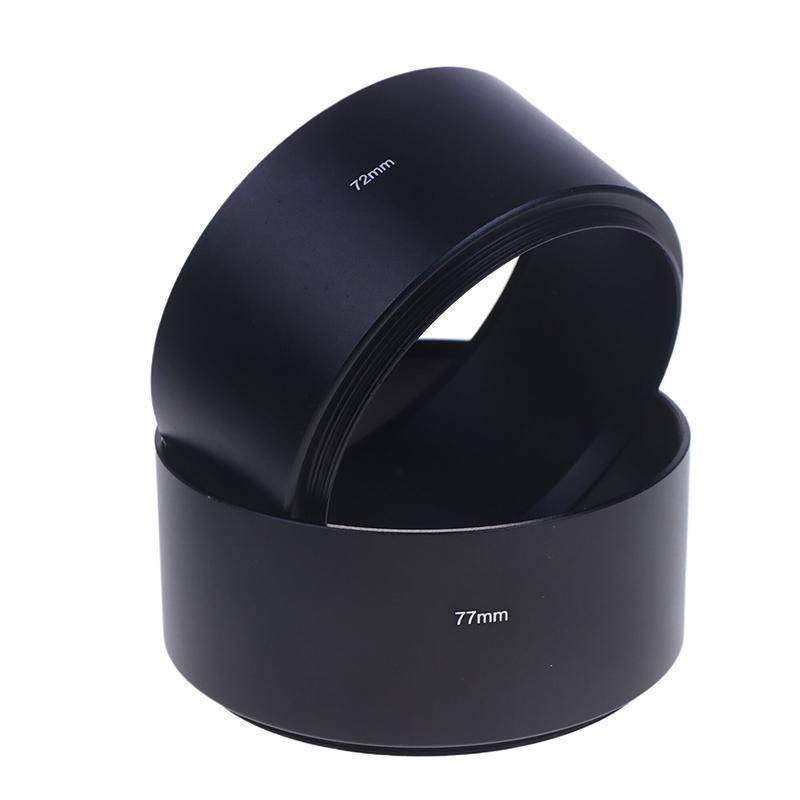 40.5Mm 43Mm 46Mm 49Mm 52Mm 55Mm 58Mm 62Mm 67Mm 72Mm 77Mm Long Metal Lens Hood For Camera Lens Universal Sunshade