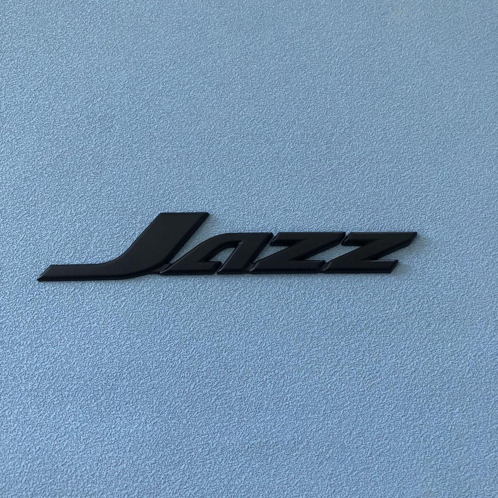 JAZZ Car Emblem for Honda Fit: Overseas Metal Trunk Decoration Sticker