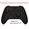 eXtremeRate Redesigned Grip Handle Faceplate for Xbox Core ASR Version Performance Rubberized Side Rail Grip Shell for Xbox Series X S Controllers