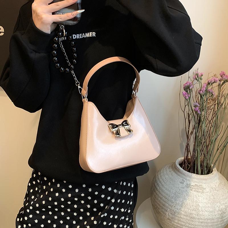 Street Modern Style Underarm Bag With Beautiful Butterfly Knot And Spacious Interior For Essentials