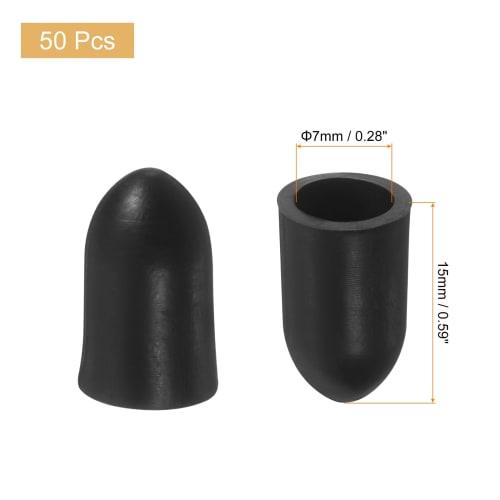 Uxcell 50-Piece Polar Dust Covers, Dispenser Spot Dust Rubber Caps for Olive Oil Liquor Bottles (Spots Not Included)