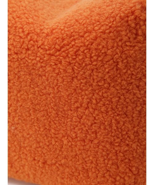 Metal Motif Fur Bag FWGB255308ORGF One-Handle
