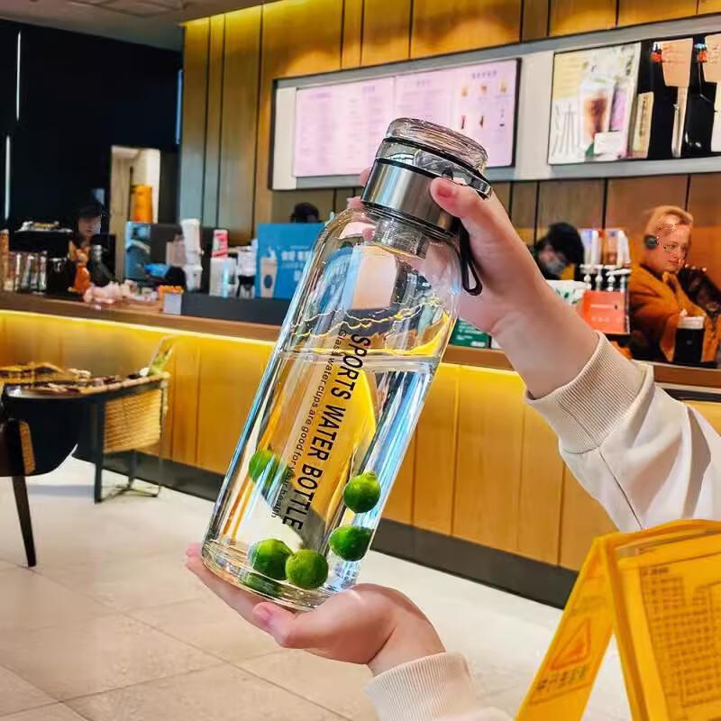 Shangqi 750ML Glass Tea Infuser Bottle with Double Lid