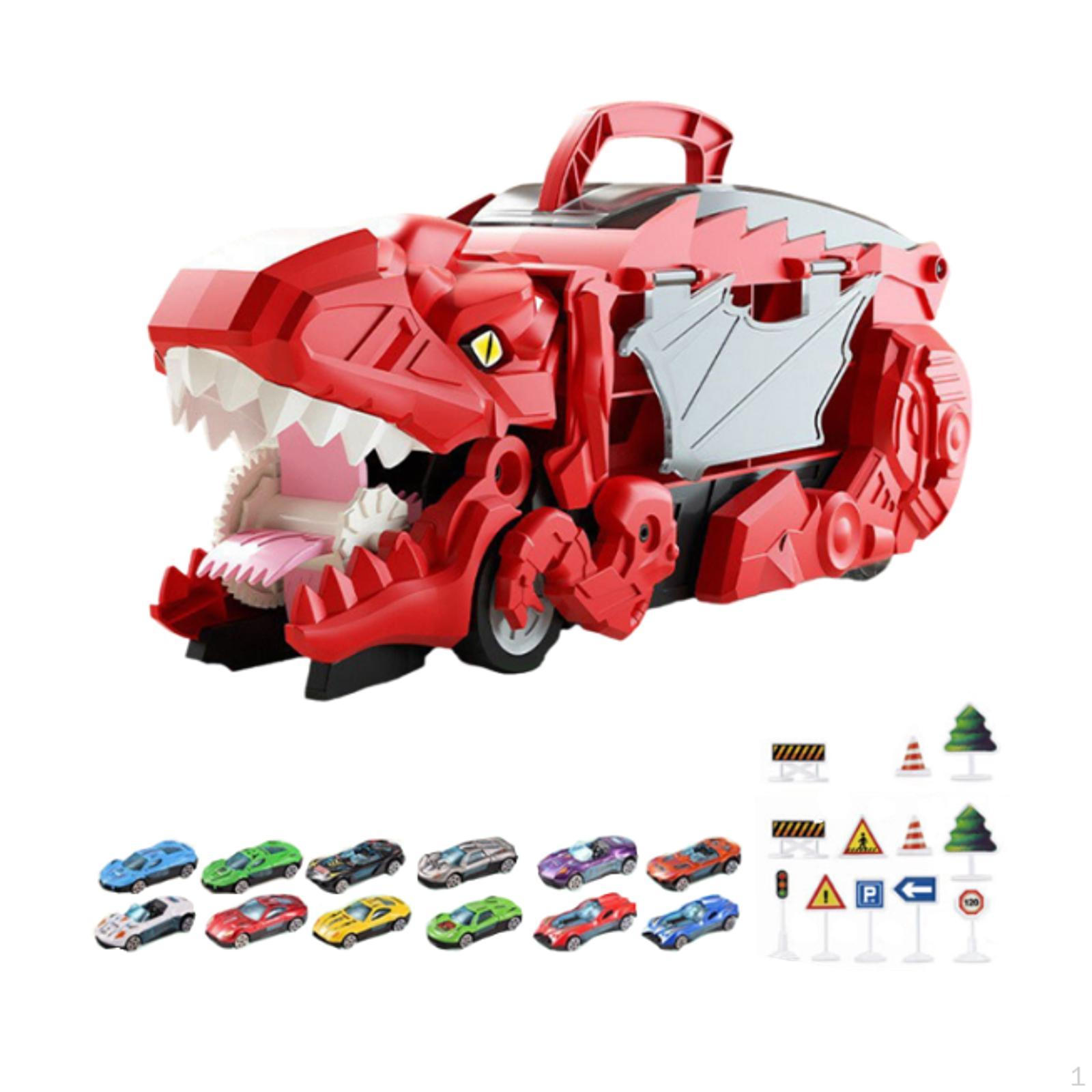 

Dino Adventure Vehicle Set for Kids - Educational Fun красный