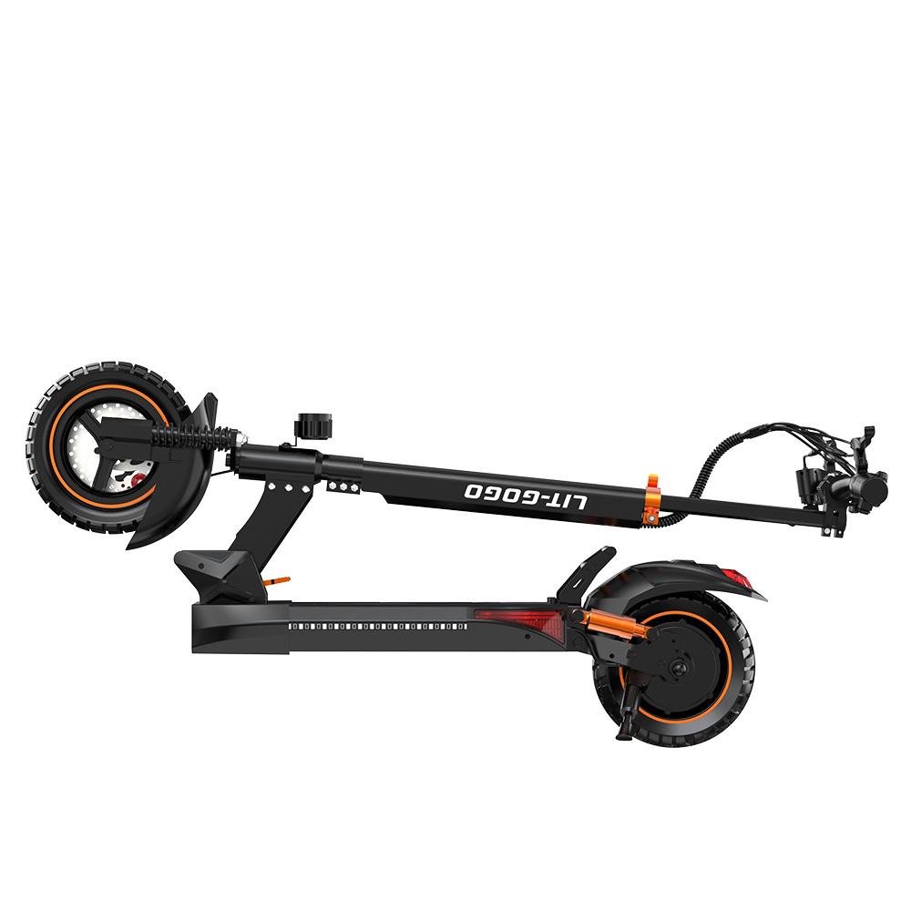 Electric Scooter LIT-GOGO M4 10" Tire 800W Peak Motor Foldable Adult Electric Scooter 48V 13Ah Smart APP Connectivity Max Range 40Km