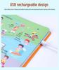 Bilingual Audio Encyclopedia: Interactive Rechargeable Sound Book for Early Childhood Education