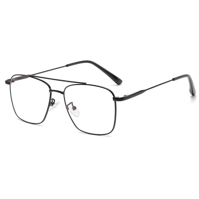 Pochromic Anti Radiation Farsight Eyeglasses Fashion Square Metal Glasses Woman Men