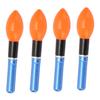 4pcs Bobber Light Glow Sticks Reusable Bulb Type Electronic Fishing Floats Light Stick for Night Fishing Red
