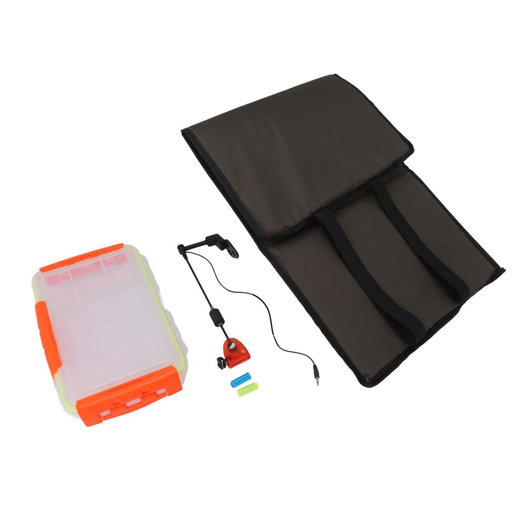 3 Layers Foldable Fish Unhooking Mat With Fishing Lure Box Fishing Bracket Alarm for Angling