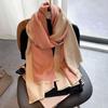 Imitation Cashmere Women'S Air Conditioner Decorative Shawl Warm Extended Scarf Classic Scarf Fringed Silk Scarf
