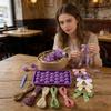 DIY Soap Making Kit Grape Soap Mold Easy-Release Food-Grade Craft Mould with Jute Rope for Mother's Day Teacher's Day Birthdays