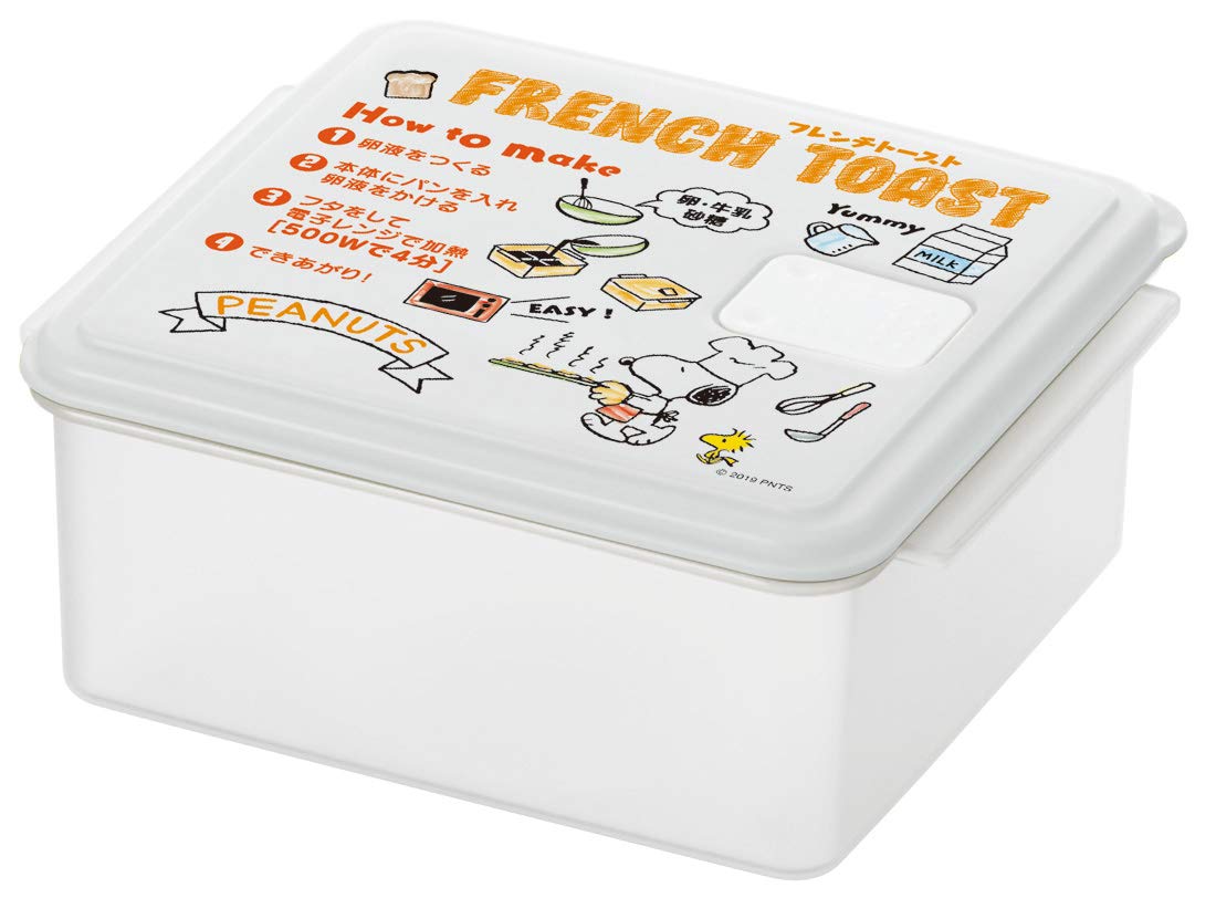 Skater Microwave French Toast Maker Snoopy Peanuts Made in Japan UDY1T 1.0L