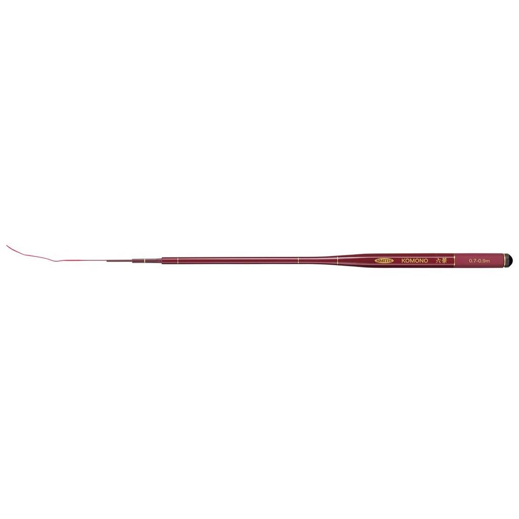 SMITH Rikka Telescopic Micro Fishing Rod 0.7m to 0.9m Adjustable Length Tanago Pole 02WR Wine Red Hexagonal Pencil Design