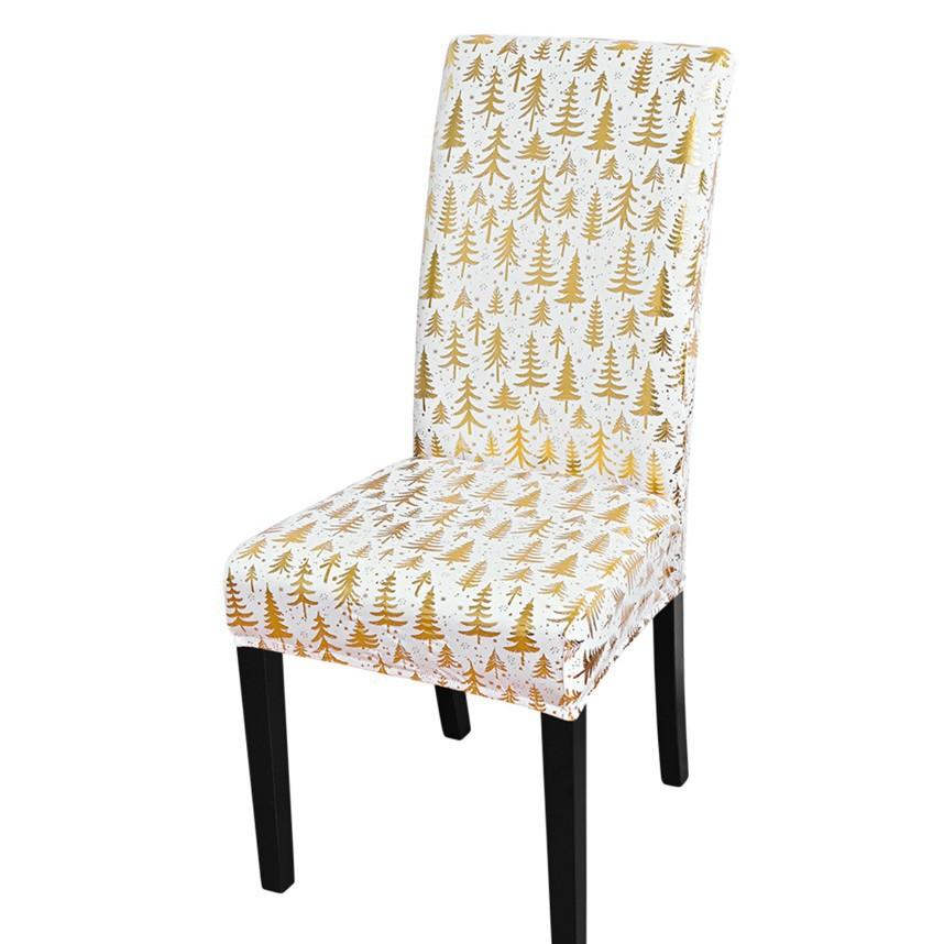 

Stretch Print Christmas Chair Cover Christmas Chair Cover Decoration average size